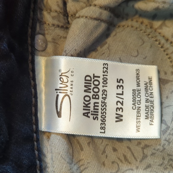 Aiko 32/35 silver jeans - Picture 3 of 6
